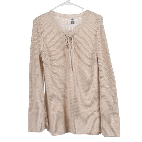 Old Navy Sweaters - Old Navy Beige Knit Soft Sweater Medium
